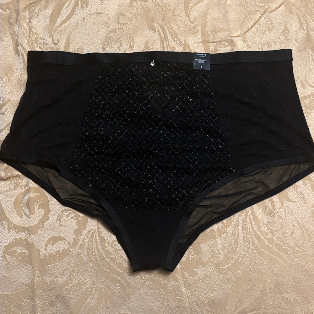 Torrid Black Sheer Panties
